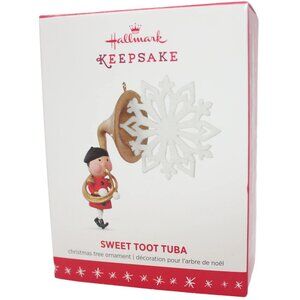 New! Sweet Toot Tuba Hallmark Keepsake Christmas Ornament 2016 Toy Soldier Band